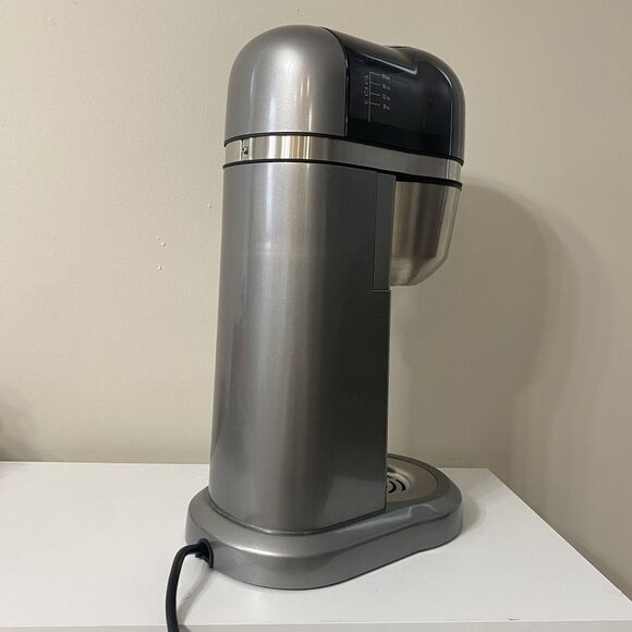 Kitchenaid Personal Coffee Maker Silver Stainless Steel Works No Mug - Picture 5 of 14